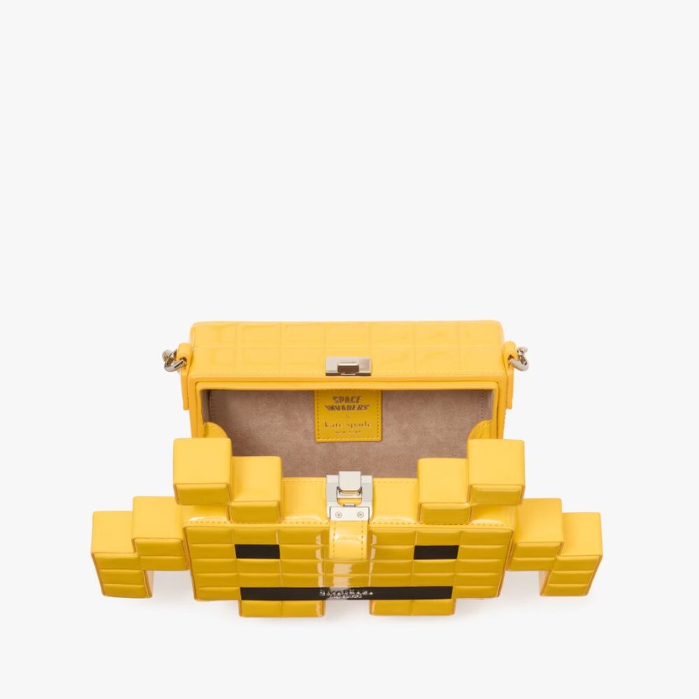 NWT Space Invaders 👾 Kate Spade New York Patent 3d Alien Crossbody NWT👾👾👾👾 - Picture 11 of 12